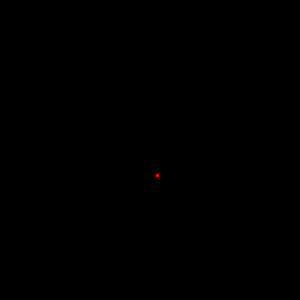 black image with red dot